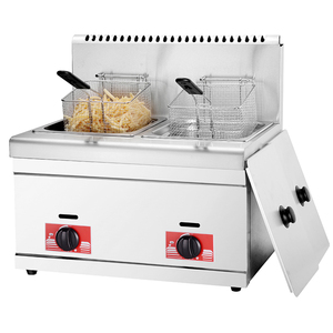 Offre Spéciale Commercial <span class=keywords><strong>Double</strong></span> Réservoir <span class=keywords><strong>Friteuse</strong></span> À <span class=keywords><strong>Gaz</strong></span> - Product Image 5