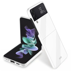 Étui de téléphone portable émaillé brillant coque pour Galaxy Z Flip4 Business pliable peinture brillante <span class=keywords><strong>PC</strong></span> couverture dure pour Samsung Z Flip3 - Product Image 4