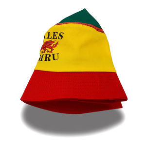 Sombrero de Pescador con Estampado del Dragón de Gales (Cymru), Colores de la Bandera Nacional de Gales, Sombrero de Recuerdo para Fanáticos de Eventos Deportivos de Fútbol - Product Image 5