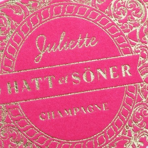 Premiums Custom Pink Velvet <b>Sticker</b> Labels Adhesive Packaging <b>Sticker</b> for Candle Jars Champagne Gold Foil Private Logo <b>Sticker</b> - Product Image 2
