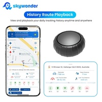 Mini Rastreador GPS Portátil a Prueba de Agua para Vehículos, Admite Reproducción, No Requiere Tarjeta SIM, Sin Cuota Mensual, Dispositivo Antirrobo para PC