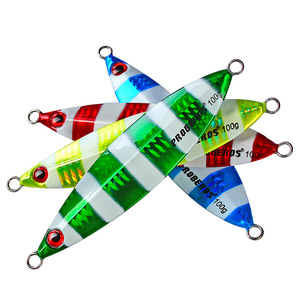 Jig métallique à descente lente <span class=keywords><strong>pas</strong></span> <span class=keywords><strong>cher</strong></span>, cuillère à lancer 80g 120g, appât artificiel marin, jigging côtier, leurre de pêche métallique, équipement de pêche - Product Image 2