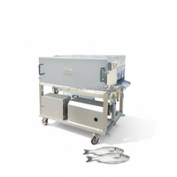 Machine commerciale entièrement automatique pour l'écaillage et l'ouverture dorsale du poisson