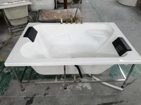 Baignoires Jacuzzi pour 2 Personnes FACING-TO-FACING, Hydromassage Intégré de Haute Qualité, Baignoires à Bulles pour Couples, Baignoires de Trempage WASOM