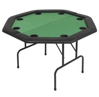 Table de poker octogonale 2 plis table de divertissement fabricants table de poker directe personnalisée
