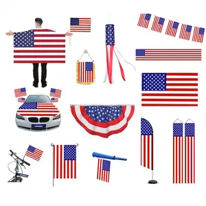 Amerikanische Kampagne Independence Day Series Produkte Amerika Flagge Wahl T-Shirt Hut Schal Regenschirm