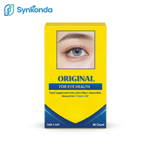 Cápsulas de Luteína y Zeaxantina para el Cuidado de los Ojos, Suplemento Ocular en Cápsulas Blandas, 90 Cápsulas, Extracto de Caléndula, Suplementos Herbales para Adultos, OEM ODM - Product Image 1