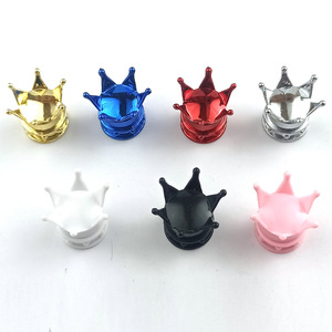 Cache-valve de roue en acier inoxydable, cinq couleurs, pour valve tubeless, type American Mouth - Product Image 1