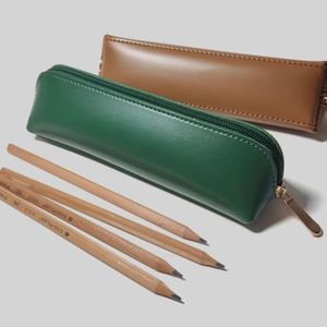 Astuccio in Ecopelle Tinta Unita <span class=keywords><strong>per</strong></span> Studenti di Scuola Media/Superiore, Grande Capacità, Design Artistico Nero <span class=keywords><strong>per</strong></span> Uso Scolastico e d'Ufficio - Product Image 6