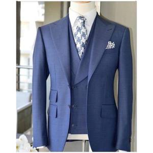 <span class=keywords><strong>Costume</strong></span> de <span class=keywords><strong>mariage</strong></span> pour homme <span class=keywords><strong>bleu</strong></span> personnalisé, <span class=keywords><strong>costume</strong></span> de cérémonie pour homme, veste de <span class=keywords><strong>costume</strong></span>, blazer, <span class=keywords><strong>costume</strong></span> 3 pièces - Product Image 1