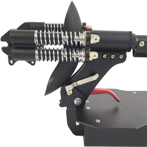 Pièces détachées pour trottinette électrique légère de 10 pouces : cadre à ressort amortissant, taille ouverte 135 mm avec compartiment batterie 46*16.5*9 cm - Product Image 4