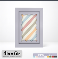 Fábrica al por mayor nuevo marco de fotos de madera de onda de Color 4x6 5x7 8x10 pulgadas estilo colgante de lujo para la decoración del hogar colgante de pared