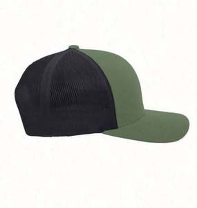 Casquettes de camionneur en peluche brodées sur mesure pour enfants, style hip-hop, en toile et en maille, pour la plage et les activités de plein air - Product Image 4