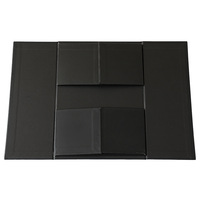 Heaven Earth Große Wellpappe Starre Schachtel Schwarze Geschenkbox mit Schleifenband für Schuhe Kleidung UV-Vorteil Prägung