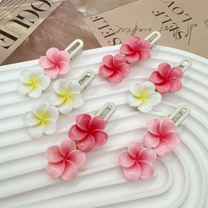 De Roze Ei Bloem Haarspeld Is Een Schattige Roze Ei Bloem Haarspeld Uitstekende Kapsel Accessoire Side-Blowout Stijl Hars - Product Image 1