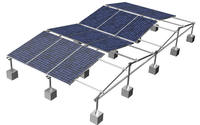 Sistema de Montaje en Suelo para Paneles Solares Fotovoltaicos de Pilar Único de Acero Galvanizado en Caliente, Directo de Fábrica, Venta al por Mayor