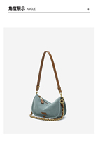 Sac à bandoulière de luxe en PU pour femme avec fermeture éclair, idéal pour les voyages quotidiens et une utilisation polyvalente – Grande Vente