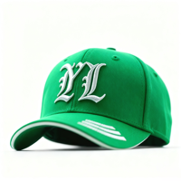 Gorra de béisbol vintage personalizada de 6 paneles, sin estructura, con bordado 3D, ajustable, de alta calidad, para deportes, con bordado común.
