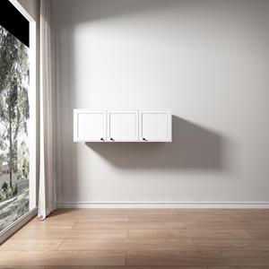 Armoire minimaliste 1200 mm, <span class=keywords><strong>meuble</strong></span> de rangement pour vêtements de chambre à coucher, extension de penderie en métal à triple porte - Product Image 1