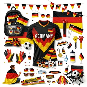 Kit de Artículos Promocionales para Aficionados al Fútbol: Sudadera con Capucha, Gorra, Mochila, Botella, Toalla Refrigerante, Pulsera, Llavero, Bandera para Eventos - Product Image 5