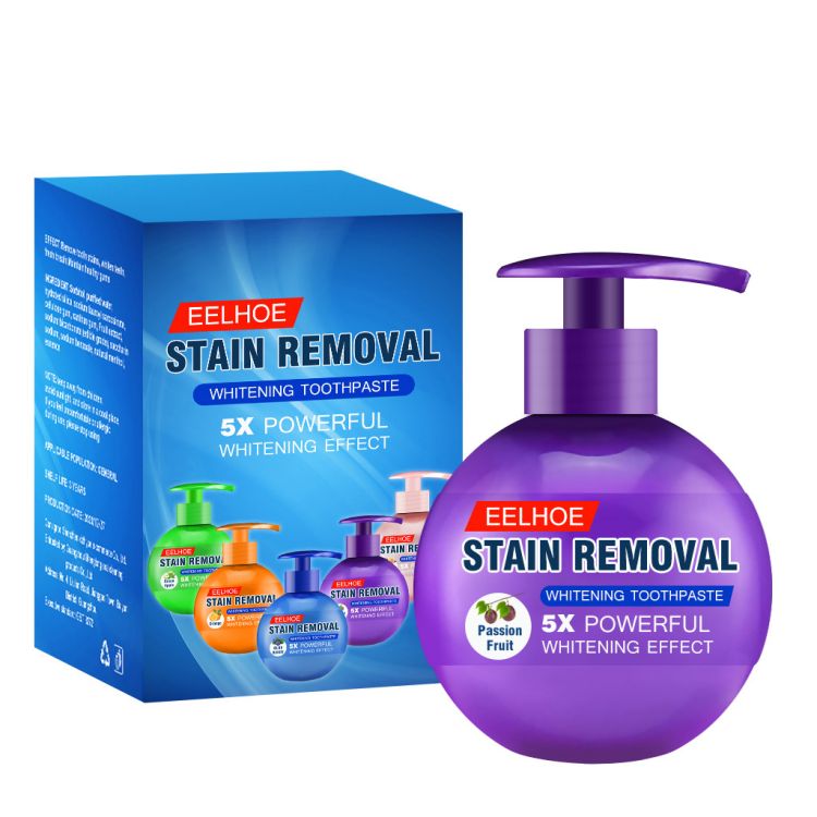 Отбеливающая зубная паста с фруктовым ароматом для удаления зубных пятен