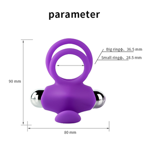 Mainan Seks Tahan Air yang Dapat Disesuaikan, Produk Penghambat Ejakulasi, Vibrator <span class=keywords><strong>Penis</strong></span> Silikon, Cock Ring untuk Pria - Product Image 4