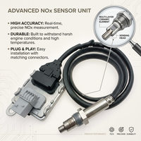 Sensor de NOx de 12 V TB para Freightliner Detroit DD13 DD15, 5WK9 7336A 0101536928, Sistema de Reducción de NOx, 12 Meses de Garantía