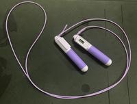 Corde à sauter intelligente numérique électrique sans fil personnalisable avec compteur de vitesse, longueur réglable, unisexe, en PVC, ABS, EVA, caoutchouc, électronique