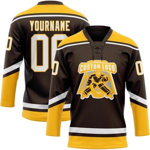 Camiseta de Hockey Personalizada para Equipos, Unisex, Adulto, Sublimada, Cosida, con Cuello Ajustable, Absorbe la Humedad, Ropa de Hockey sobre Hielo - Product Image 2