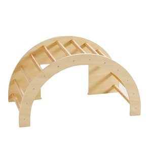 Estructura de escalada triangular de madera maciza para niños, estructura de escalada para interiores, juguete de entrenamiento físico para jardín de infantes - Product Image 5