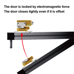 Interrupteur de sécurité pour porte Senpum avec indicateur LED, interrupteur de sécurité magnétique pour empêcher le personnel de pénétrer <span class=keywords><strong>par</strong></span> <span class=keywords><strong>erreur</strong></span> - Product Image 6
