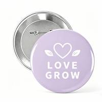Promo Badge Logam Murah Bentuk Bulat, Pin Kancing Kaleng Dekoratif Anime Custom, Badge Pin Pengaman Dengan Pin