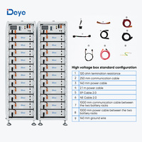 Système de stockage d'énergie solaire domestique empilable Deye BOS-G Pro Split Grade A, batterie solaire 25kWh-87.04kWh LiFePO4 CAN