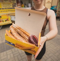 Cuillère à churros zéro plastique, revêtement aqueux sans BPA pour les marques durables aux États-Unis, au Royaume-Uni et en Espagne, Eco DDP