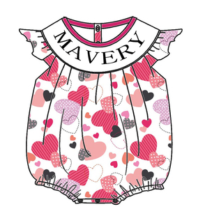 Tutine alla Moda <span class=keywords><strong>per</strong></span> Neonati MAVERY con <span class=keywords><strong>Nome</strong></span> Ricamato a Mano e Motivo Dolce <span class=keywords><strong>per</strong></span> l'Estate, Abbigliamento Casual da Giorno <span class=keywords><strong>per</strong></span> Neonati - Product Image 4