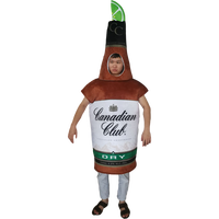 Fabricant professionnel de costumes de mascotte en peluche personnalisés pour adultes, en forme de bouteille de bière, pour Noël, OEM et ODM disponibles