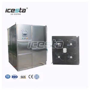 ICESTA Energy Saving High Productivity 750KG 1000 KG 2t 3t 5t 10ton máquina industrial do cubo de gelo