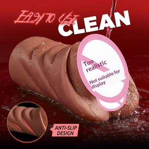 Masturbatore Maschile in Materiale TEP, Realistico con Pellicola Invertita, Stile Europeo e Americano, Giocattolo per Adulti - Product Image 5