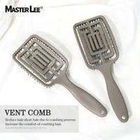Nouvellement produire massage brosse à cheveux doux mat nylon dents pagaie évent cuir chevelu cheveux massage brosse à cheveux