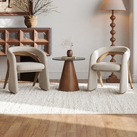 Silla Individual de Estética Minimalista - Nuevo Estilo Zen Chino, Diseñada para Salón de Té, Boutique, Ideal para Sala de Estar/Habitación Principal