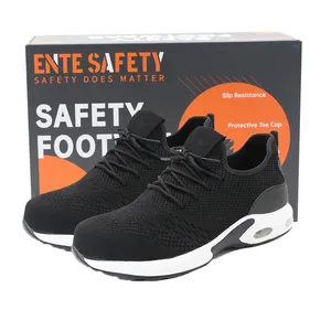 ENTE SAFETY Wholesale Sneakers Shoes For Women Fashion Breathable Casual Slip-on Loafers Casual Walking Work Safety Footwear
