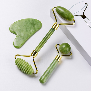 Factory Wholesale Rose Quartz Green Guasha Stone <b>Jade</b> <b>Roller</b> for Face Beauty Boards Gua Sha <b>Jade</b> <b>Roller</b> - Product Image 5