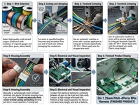 Connecteur de câble personnalisé en usine JST GH 1,25 mm de pas, 4 à 8 broches, avec borne étamée, assemblage de câble OEM ODM, longueur sur mesure