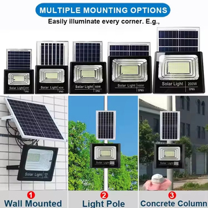 <span class=keywords><strong>Outdoor</strong></span> LED-<span class=keywords><strong>Solar</strong></span>-Flutlicht 2000W-5000W, <span class=keywords><strong>Solar</strong></span>-Straßenleuchte 1000W Warmweiß mit 5M Fernbedienung, Wasserdichter Reflektor für Innenbereiche - Product Image 4