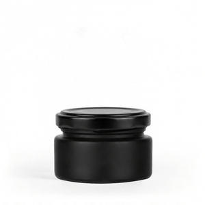Frasco de Vidrio Profundo de 50 ml con Marca Personalizada, Acabado Negro Mate, Tapa Giratoria para Cosméticos, Especias y Ceras Aromáticas - Product Image 4