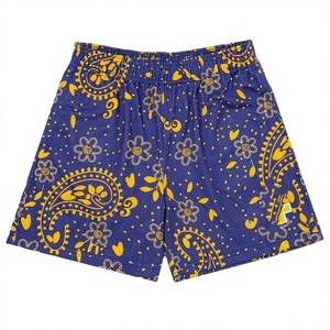 Shorts de sport pour hommes en maille tricotée 100% polyester, personnalisables avec logo OEM, de haute qualité, pour la course à pied et le fitness - Product Image 5