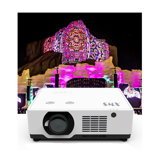 7000 Lumen Laser 4K 3D Mapping Projector with Interactive Projection for Large Venue & Outdoor Use Portable Design