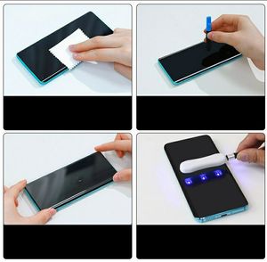 Protecteur d'écran pour Samsung <span class=keywords><strong>Galaxy</strong></span> S21 S22 Ultra S20 Plus verre trempé UV S10 <span class=keywords><strong>S9</strong></span> S8 - Product Image 2