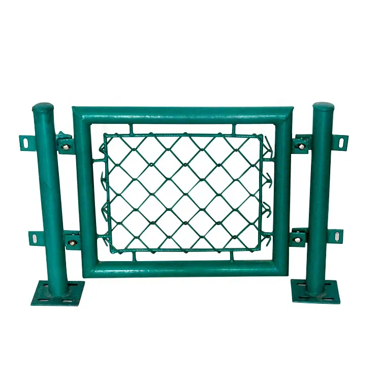Fabrika fiyat sıcak satış siyah PVC bahçe için kaplama zincir bağlantı örgü çit