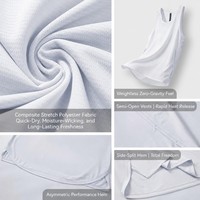 Débardeur de sport respirant à séchage rapide, de haute qualité, personnalisable avec logo imprimé ou brodé, léger, pour l'entraînement et la course à pied